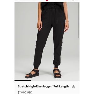 Lululemon joggers - black - size 4 - nwt